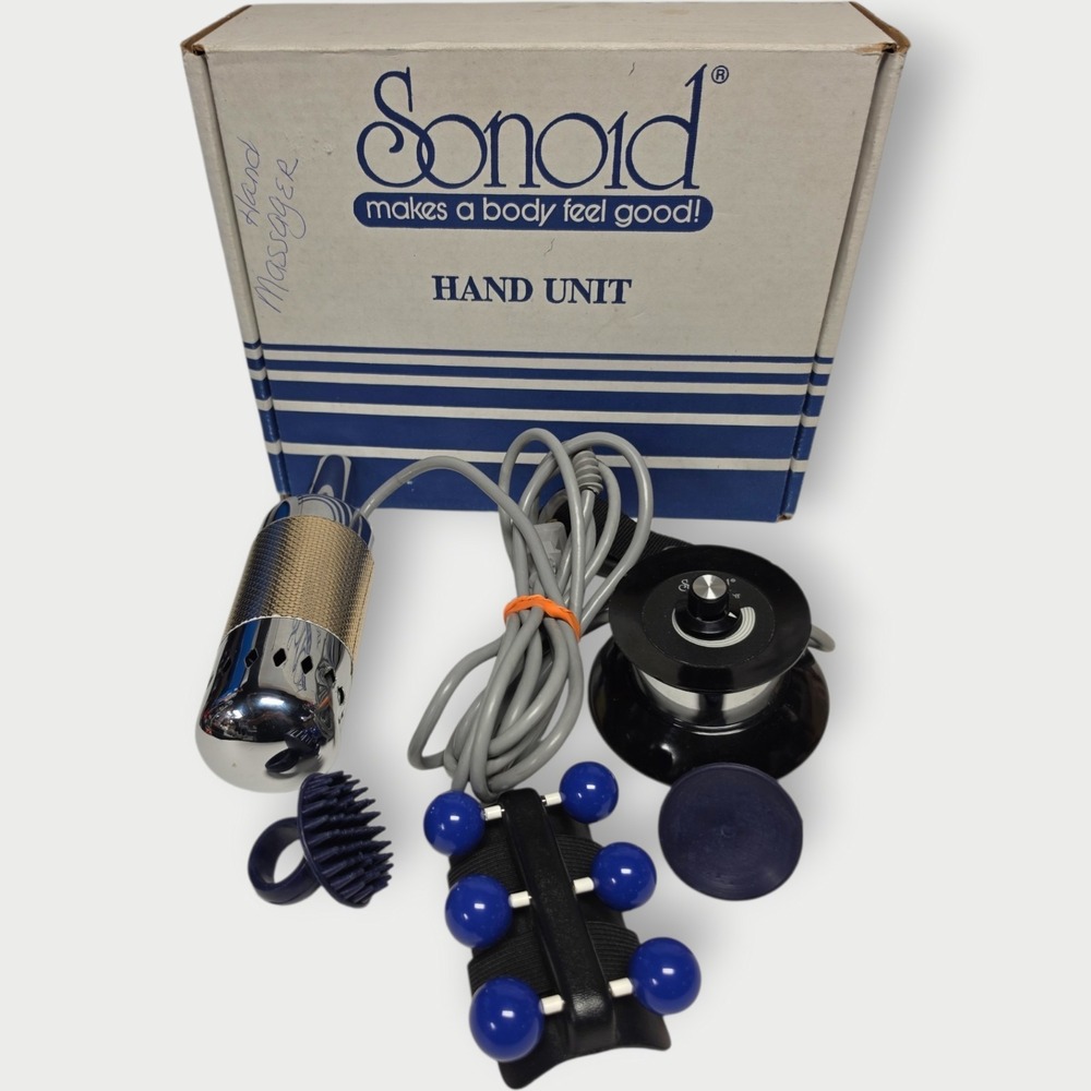 AMERICAN MASSAGE PRODUCTS Sonoid  Vintage Hand Massager Tested Works BOX